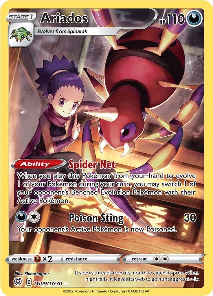 Brilliant Stars Ariados Pokémon card